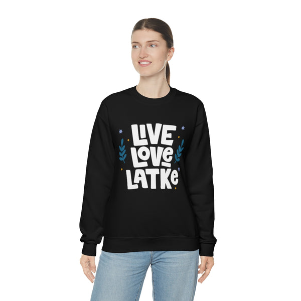 Live Love Latke Hanukkah Unisex Sweatshirt