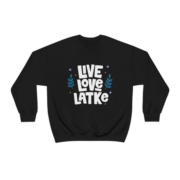 Live Love Latke Hanukkah Unisex Sweatshirt