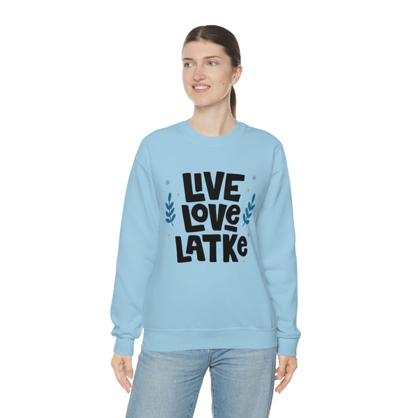 Live Love Latke Hanukkah Unisex Sweatshirt